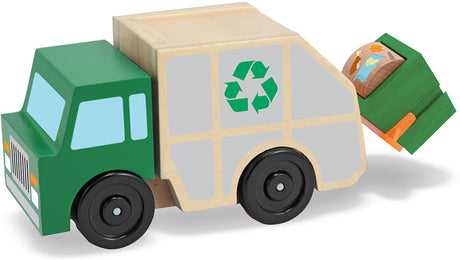 Garbage Truck Wooden Vehicle