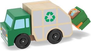 Garbage Truck Wooden Vehicle