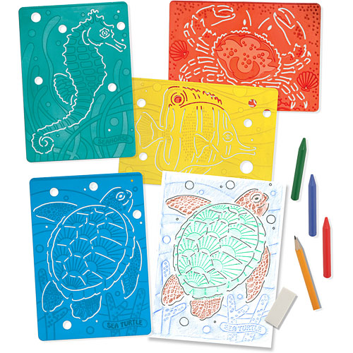 Textured Stencils - Sea Life