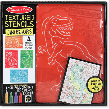 Textured Stencils - Dinosaurs