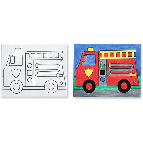 Canvas Creations - Fire Truck