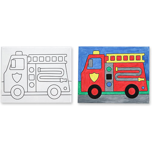 Canvas Creations - Fire Truck