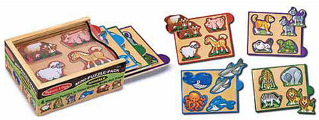 Animals Mini-Puzzle-Pack
