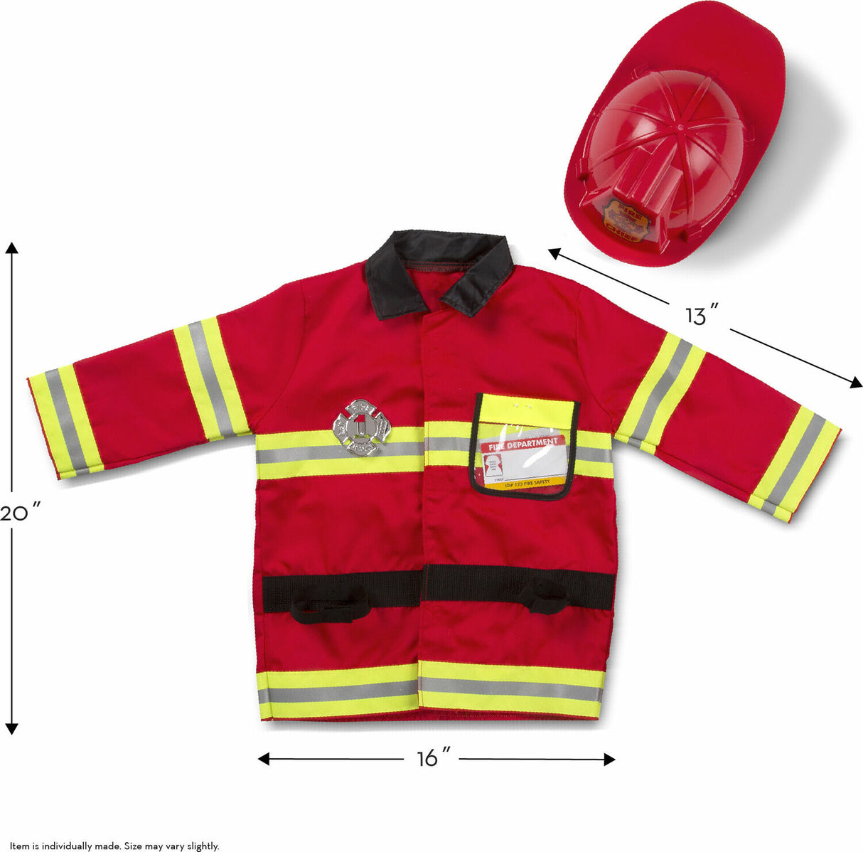 Fire Chief Role Play Costume Set