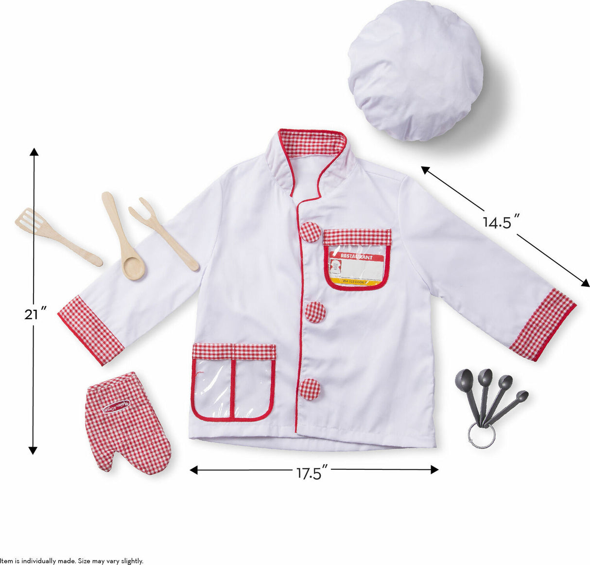 Chef Role Play Costume Set