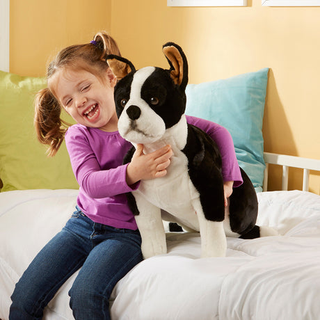 Boston Terrier Dog Giant Stuffed Animal