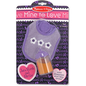 Juice Bottle and Bib Set