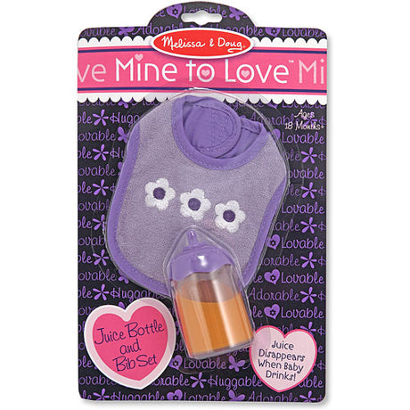 Juice Bottle and Bib Set
