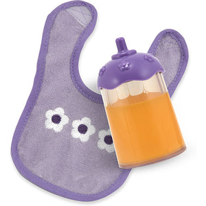 Juice Bottle and Bib Set
