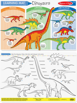 Dinosaurs Color-A-Mat (Bundle of 6)