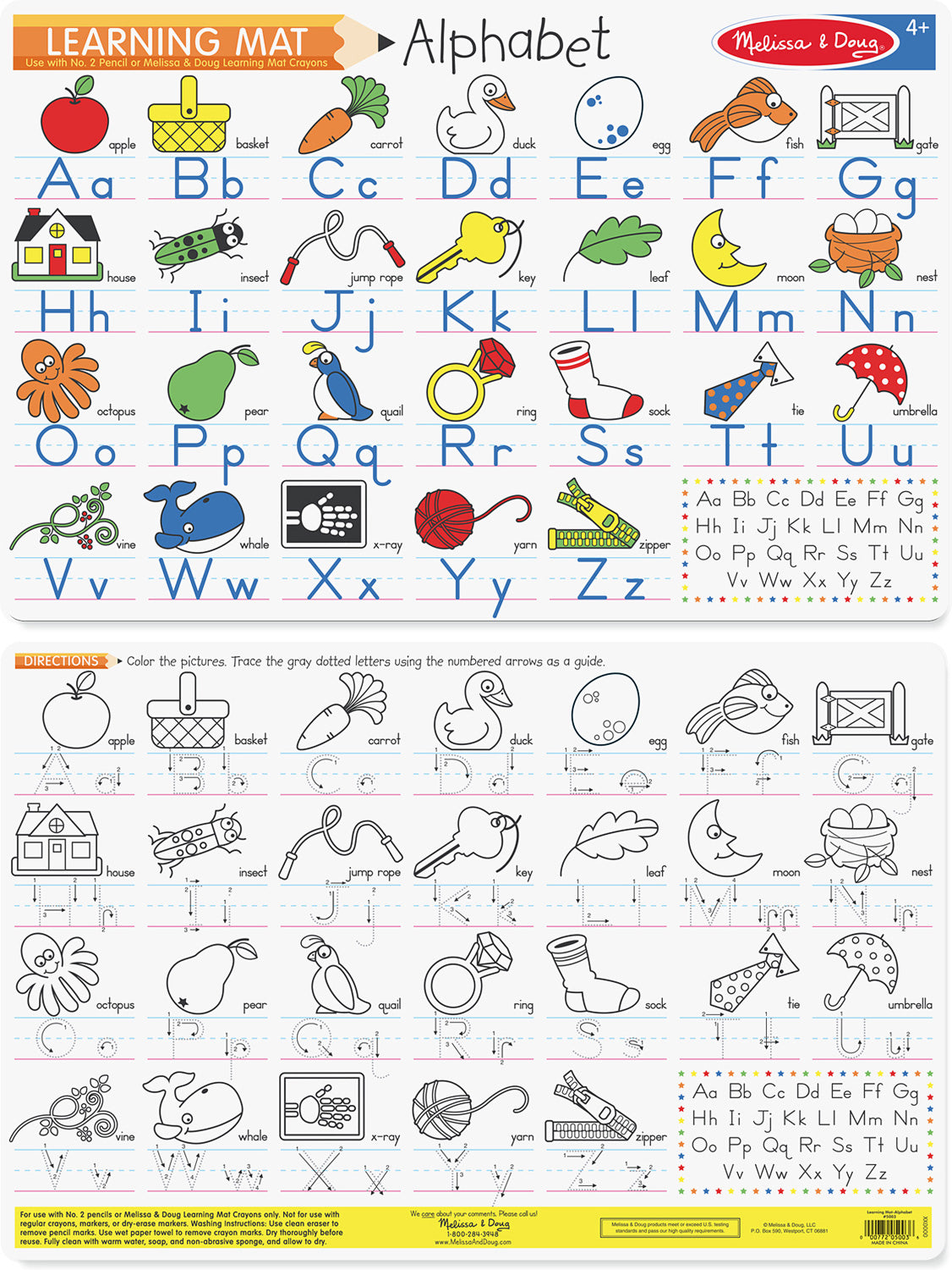 Alphabet Write-A-Mat (Bundle of 6)