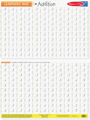 Addition Problems Write-A-Mat (Bundle of 6)