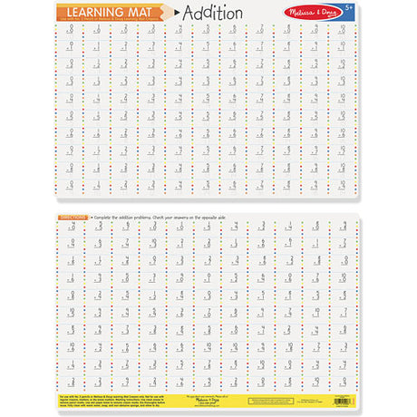 Addition Problems Write-A-Mat (Bundle of 6)