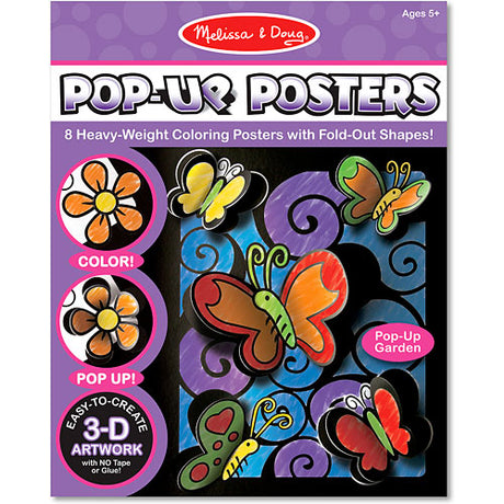 Pop-Up Posters-Butterflies & Flowers