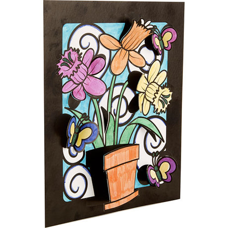 Pop-Up Posters-Butterflies & Flowers