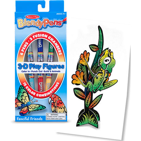 Blendy Pens 3-D Fanciful Friends