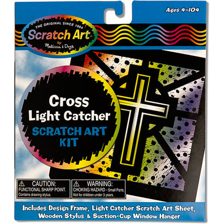 Cross Light Catcher Scratch Art Kit