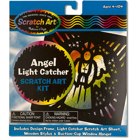 Angel Light Catcher Scratch Art Kit