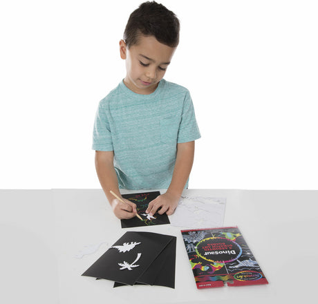 Scratch Art Dinosaur Pack