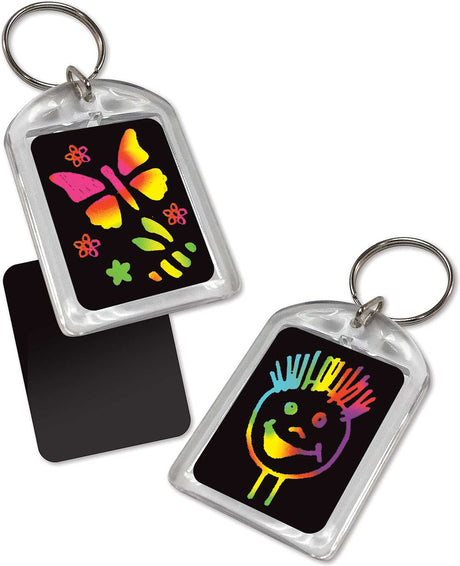 Key Chain Scratch Art Party Pack