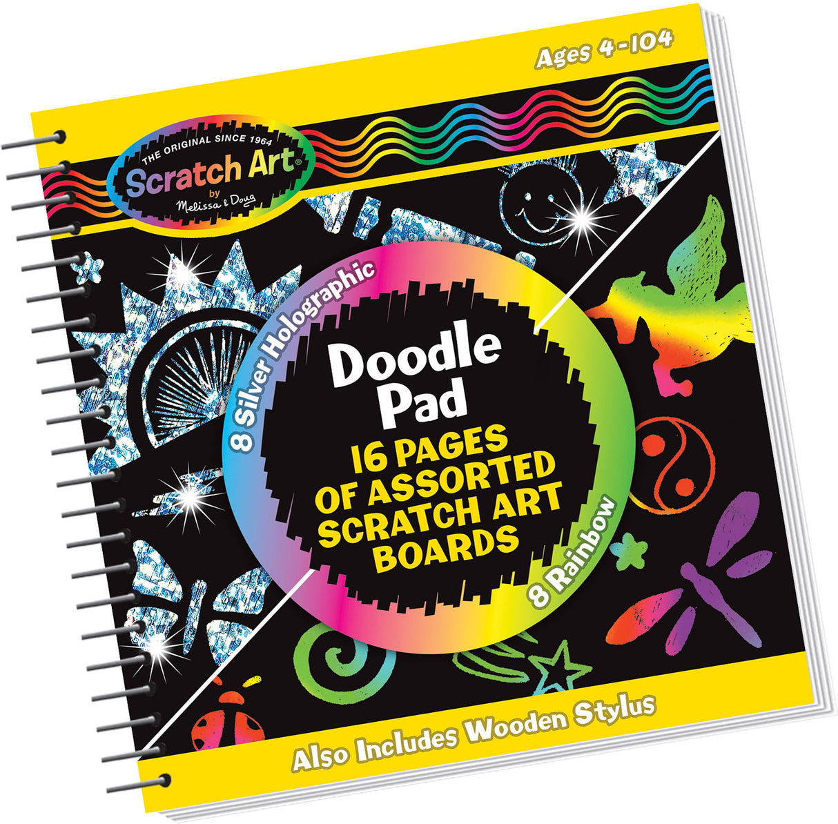 Scratch Art Doodle Pad Book