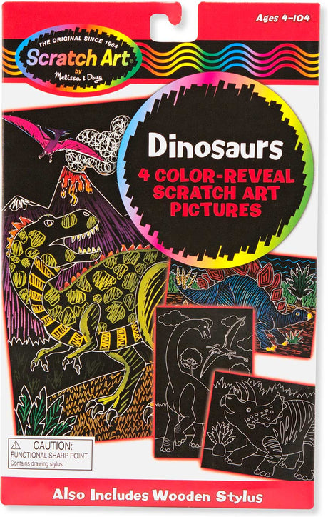 Color-Reveal Pictures - Dinosaurs