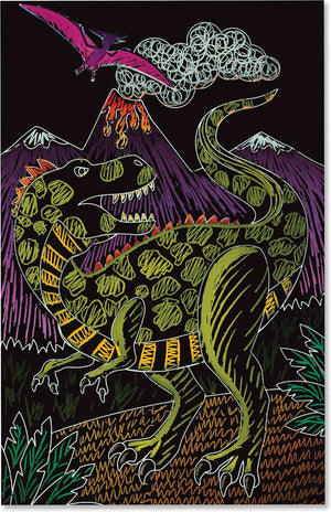 Color-Reveal Pictures - Dinosaurs