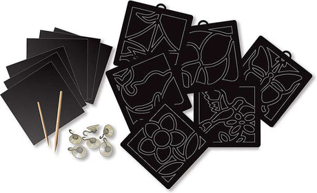 Deluxe Light Catcher Scratch Art Set