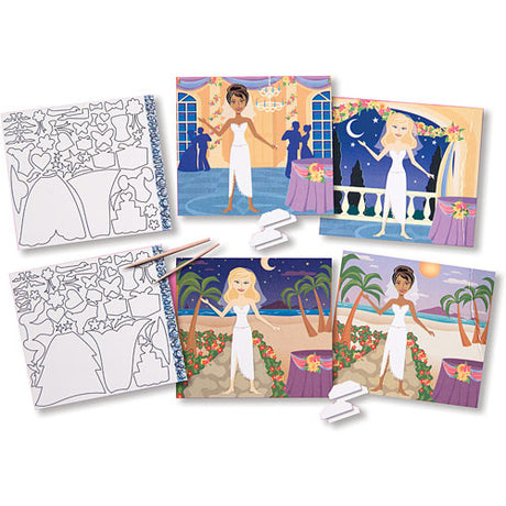 Deluxe Wedding Scratch Art Set
