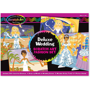 Deluxe Wedding Scratch Art Set