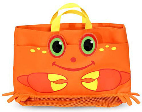 Clicker Crab Kids' Beach Tote Bag