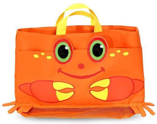 Clicker Crab Kids' Beach Tote Bag