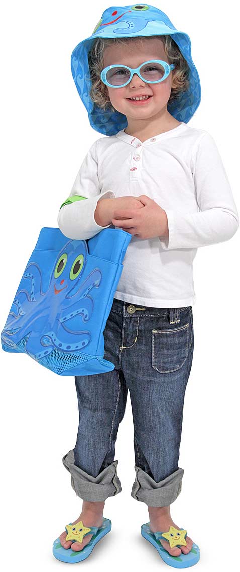Flex Octopus Kids' Beach Tote Bag