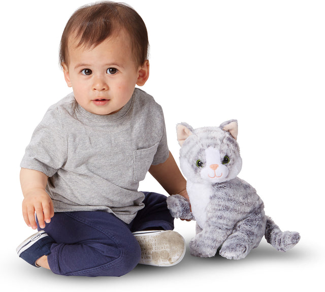 Greycie Tabby Cat Stuffed Animal