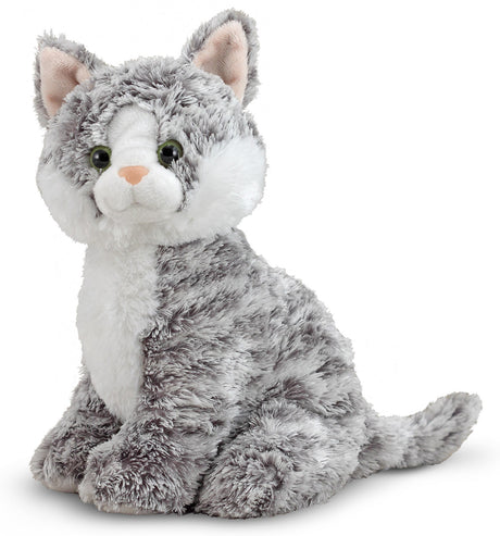 Greycie Tabby Cat Stuffed Animal