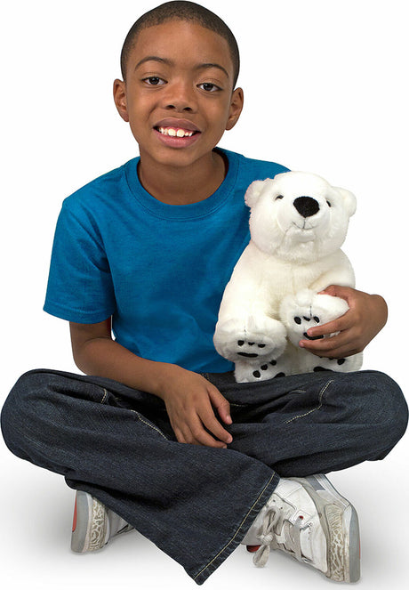 Glacier Polar Bear Cub Stuffed Animal