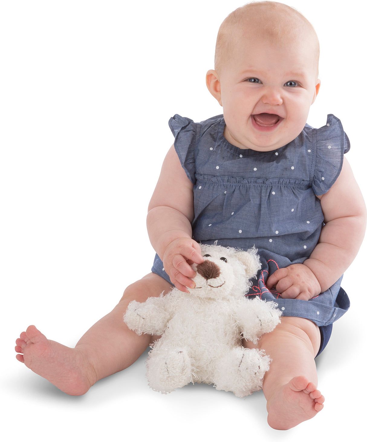 Baby Roscoe Vanilla Teddy Bear Stuffed Animal
