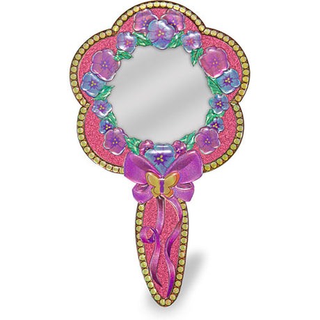 Peel and Press Flower Bouquet Hand Mirror