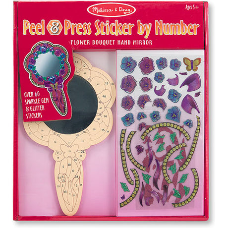 Peel and Press Flower Bouquet Hand Mirror