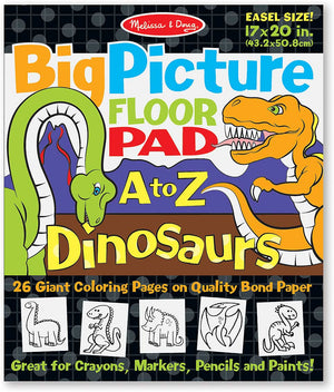 Big Picture Floor Pad A to Z Dinosaurs