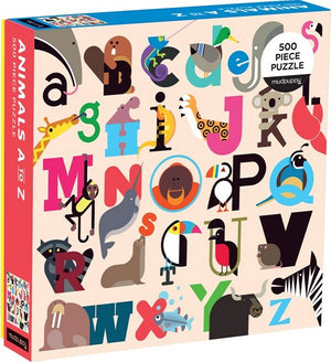 Animals A-Z 500 Piece Puzzle