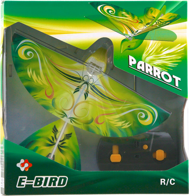 eBird Green [Parrot] - x2 Channel RC Flying Bird