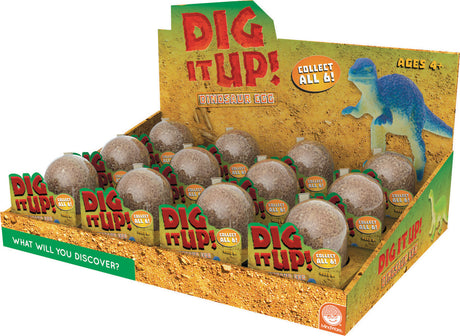 Dig It Up! Dino Egg Singles Pop 12/ Pdq