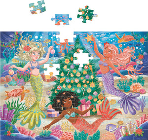 Puzzle: Holiday Mermaids puzzle (100 pc)