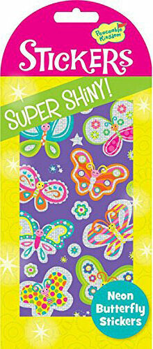 Super Shiny! Neon Butterfly Sticker Pack
