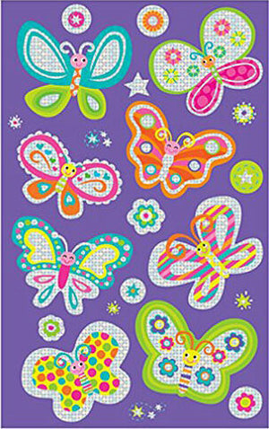 Super Shiny! Neon Butterfly Sticker Pack