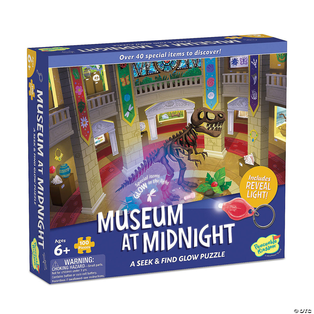 SEEK & FIND GLOW PUZZLE:MUSEUM