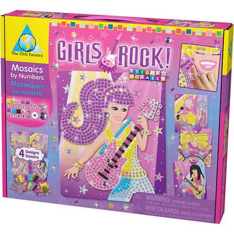 Sticky Mosaics Girls Rock