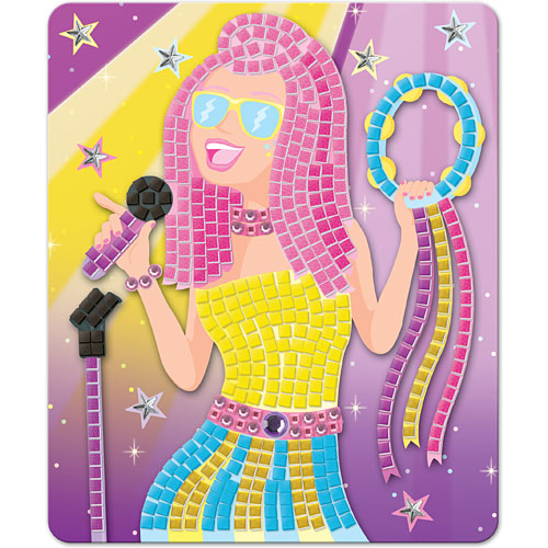 Sticky Mosaics Girls Rock