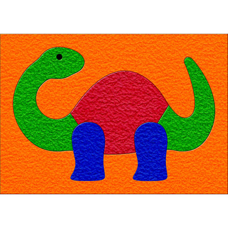 Crepe Rubber Puzzle - Dino
